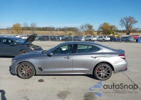 2025 Genesis G70 2.5T Rwd из США, поврежденный, VIN KMTG34SC3SU157507